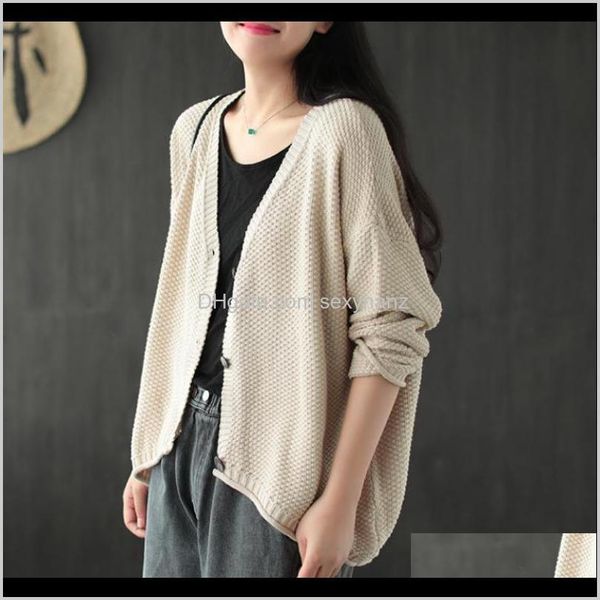 womens knits tees johnature casual retro vneck single breasted long sleeve cardigan knitted sweater autumn simple fashion women knitwe eofwn, White
womens knits tees johnature casual retro vneck single breasted long sleeve cardigan knitted sweater autumn simple fashion women knitwe eofwn, White