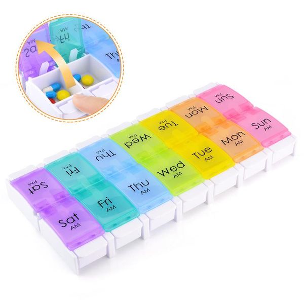 brand portable push button weekly compartments organizer container planner boxes bottle storage bottles & jars
brand portable push button weekly compartments organizer container planner boxes bottle storage bottles & jars