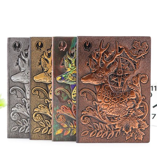 "emboss deer" big size faux leather diary journal vintage retro art notepad notebook notepads, Purple;pink
"emboss deer" big size faux leather diary journal vintage retro art notepad notebook notepads, Purple;pink