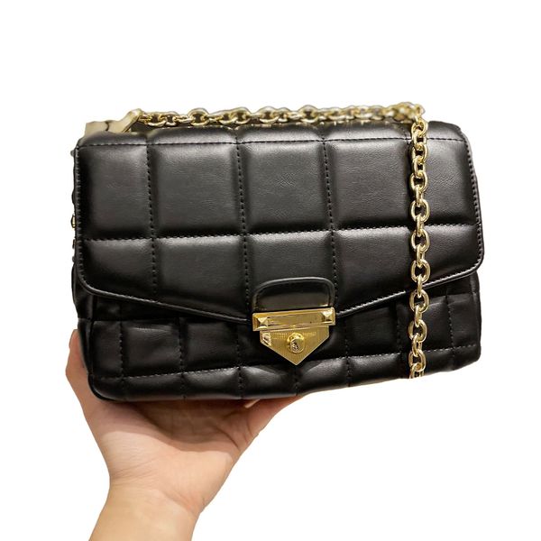 luxury soho leather women's messenger bag black purse white rhombus pattern handbag wallet classic flip bags soho bag
luxury soho leather women's messenger bag black purse white rhombus pattern handbag wallet classic flip bags soho bag