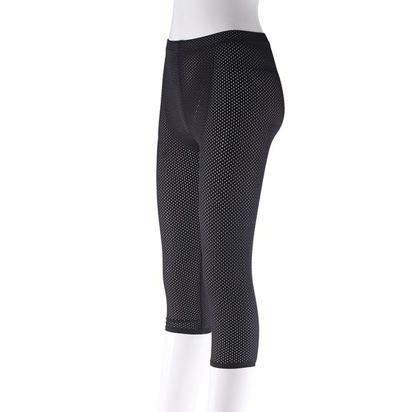 women solid mesh breathable cropped trousers female hole style crop leggings streetwear bottoms women's, Black
women solid mesh breathable cropped trousers female hole style crop leggings streetwear bottoms women's, Black