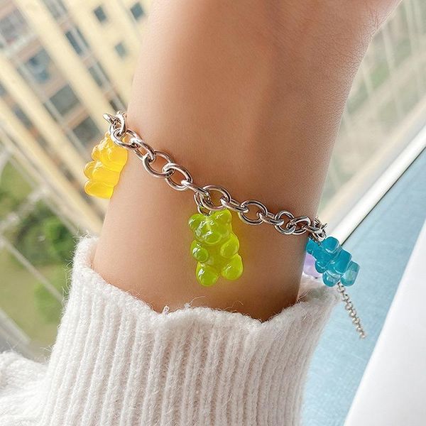 earrings & necklace 2021 candy color jewelry set gummy mini bear for women christmas gifts collare star pendant, Silver
earrings & necklace 2021 candy color jewelry set gummy mini bear for women christmas gifts collare star pendant, Silver
