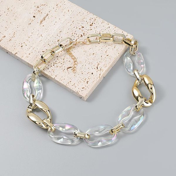 chains tarcliy geometric exaggerated hip-hop ccb thick chain punk alloy acrylic short choker fashion rock party necklace jewelry women, Silver
chains tarcliy geometric exaggerated hip-hop ccb thick chain punk alloy acrylic short choker fashion rock party necklace jewelry women, Silver