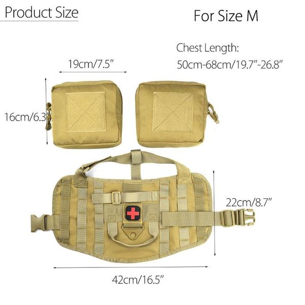 dog apparel nylon training molle vest harness with 2 pouches 1000d hiking hunting tactical military pet clothes suit outdoor
dog apparel nylon training molle vest harness with 2 pouches 1000d hiking hunting tactical military pet clothes suit outdoor