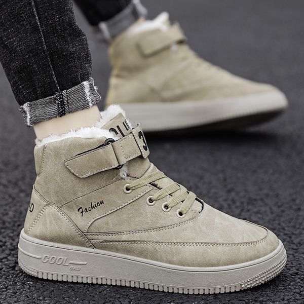 2021 winter high-shoes casual cotton shoes all-match fashion shoes outdoor musk mens walking sneakers plus cashmere
2021 winter high-shoes casual cotton shoes all-match fashion shoes outdoor musk mens walking sneakers plus cashmere