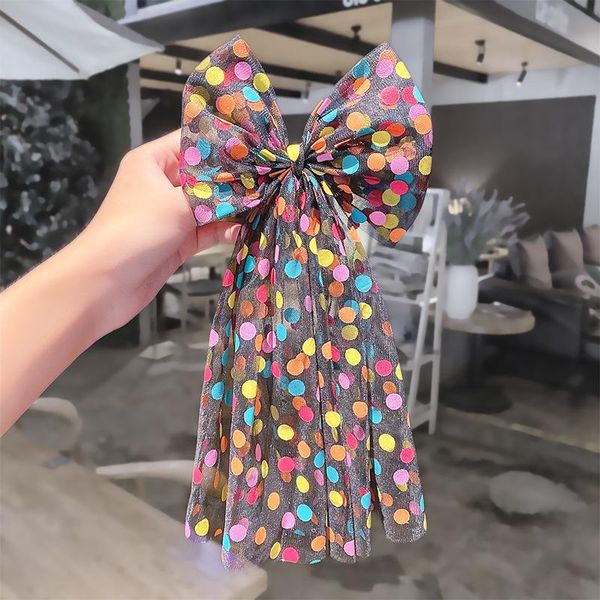 hair accessories children lovely color dots ribbon streamer bow knot hairpins pearl mesh back head clips korean girls` cute, Slivery;white
hair accessories children lovely color dots ribbon streamer bow knot hairpins pearl mesh back head clips korean girls` cute, Slivery;white