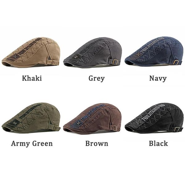 berets 2021 casual men's hats retro hat for women cotton visors embroidery herringbone flat caps artist peaked sboy cap, Blue;gray
berets 2021 casual men's hats retro hat for women cotton visors embroidery herringbone flat caps artist peaked sboy cap, Blue;gray