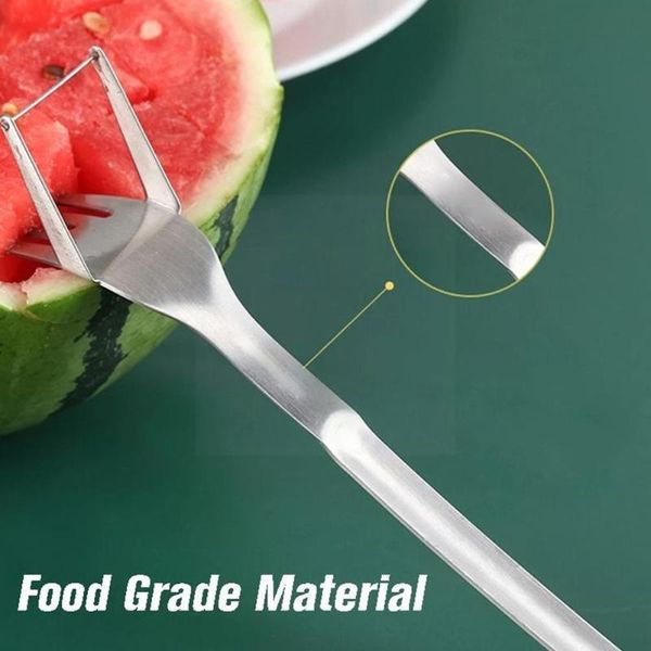 forks 2-in-1 watermelon fork slicer fruit cutting kitchen gadget tableware spoon pieces kit
forks 2-in-1 watermelon fork slicer fruit cutting kitchen gadget tableware spoon pieces kit