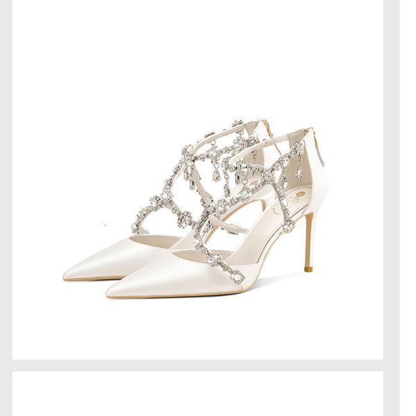 sandals 2021 spring fashion simple stiletto bridal wedding shoes female white party dress single pointed sandals 7sle, Black
sandals 2021 spring fashion simple stiletto bridal wedding shoes female white party dress single pointed sandals 7sle, Black