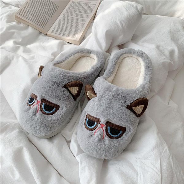home plush cat warm women shoes cute slippers winter bedroom floor ladies flats indoor casual female footwear 2021 comfortable, Black
home plush cat warm women shoes cute slippers winter bedroom floor ladies flats indoor casual female footwear 2021 comfortable, Black