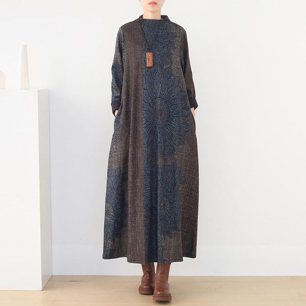 casual dresses 2021 autumn winter women wool abayas printed muslim dress dubai vintage abaya kaftan islamic arab ethic plus size vestidos, Black;gray
casual dresses 2021 autumn winter women wool abayas printed muslim dress dubai vintage abaya kaftan islamic arab ethic plus size vestidos, Black;gray