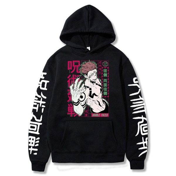 men's hoodies & sweatshirts kawaii cool anime jujutsu kaisen hoodie men slong sleeve manga graphic sweatshirs cotton ryomen sukuna clo, Black
men's hoodies & sweatshirts kawaii cool anime jujutsu kaisen hoodie men slong sleeve manga graphic sweatshirs cotton ryomen sukuna clo, Black