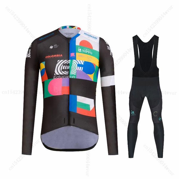 racing sets 2021 ef bike team cycling set men autumn long sleeve clothing road bicycle mtb uniform ropa ciclismo traje, Black;blue
racing sets 2021 ef bike team cycling set men autumn long sleeve clothing road bicycle mtb uniform ropa ciclismo traje, Black;blue