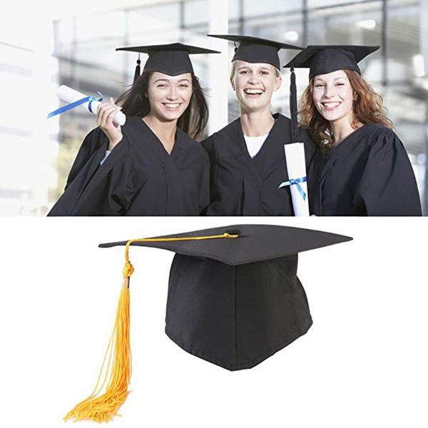 men women neutral child graduation cap with tassel adjustable high school university wide brim hats, Blue;gray
men women neutral child graduation cap with tassel adjustable high school university wide brim hats, Blue;gray