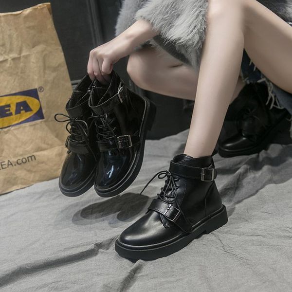 boots women's shoes wild korean students autumn tide flat single short tube ankle bootsforwomen, Black
boots women's shoes wild korean students autumn tide flat single short tube ankle bootsforwomen, Black