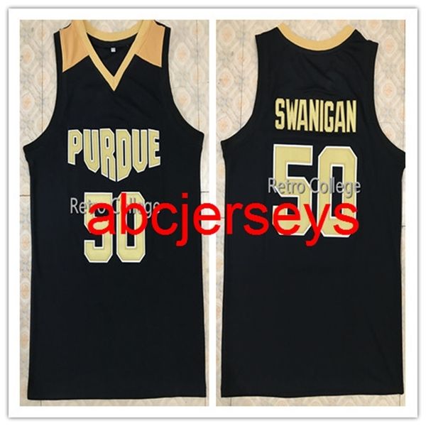 #50 caleb swanigan purdue rare basketball jersey stitched custom any number name jerseys, Black
#50 caleb swanigan purdue rare basketball jersey stitched custom any number name jerseys, Black