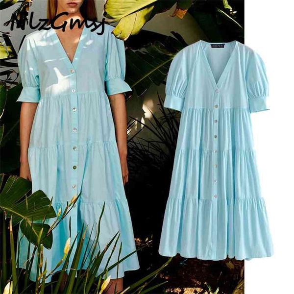 dress woman summer ruffle v neck short sleeve midi women fashion button beach casual 04 210628, Black;gray
dress woman summer ruffle v neck short sleeve midi women fashion button beach casual 04 210628, Black;gray