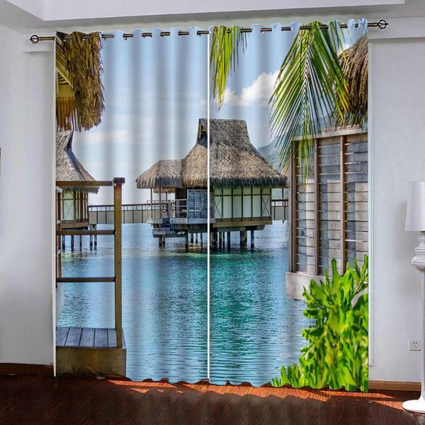 curtain & drapes custom size 3d sea villa scenery windows curtains for living room bedroom decorative kitchen
curtain & drapes custom size 3d sea villa scenery windows curtains for living room bedroom decorative kitchen