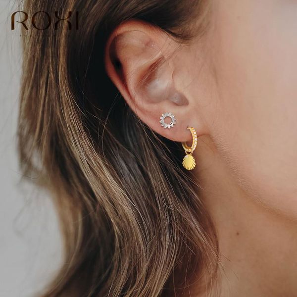 stud roxi fashion brincos sea shell conch earrings 925 sterling silver mini cz pendant small for women jewelry, Golden;silver
stud roxi fashion brincos sea shell conch earrings 925 sterling silver mini cz pendant small for women jewelry, Golden;silver
