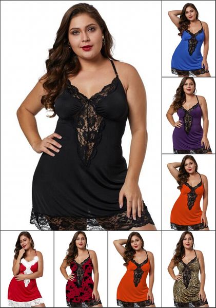 outdoor shirts underwear large size fun nightdress for women v neck strap lace lace black, Gray;blue 
outdoor shirts underwear large size fun nightdress for women v neck strap lace lace black, Gray;blue