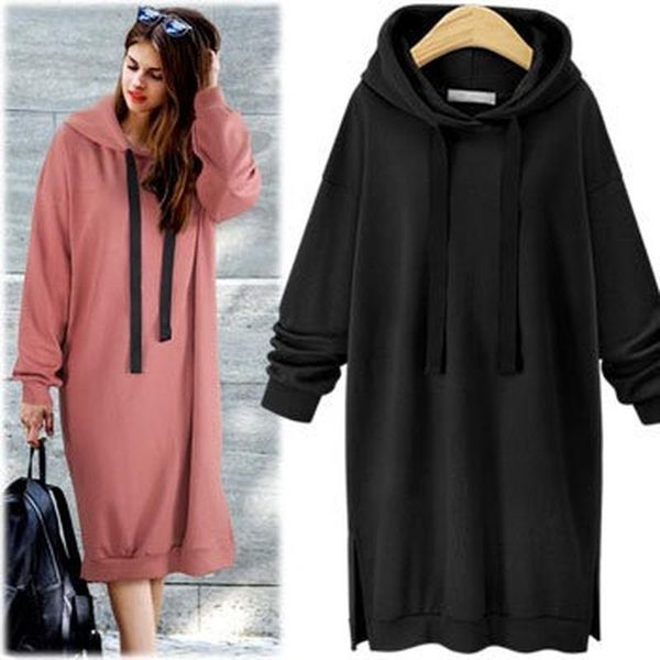casual dresses autumn winter women hoodies side split long sleeve slim pluspullover drawstring hoodie thick sweatshirt dress, Black;gray
casual dresses autumn winter women hoodies side split long sleeve slim pluspullover drawstring hoodie thick sweatshirt dress, Black;gray