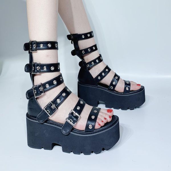 sandals large size 42european and american summer metal decoration open toe casual fashion high heels roman ladies, Black
sandals large size 42european and american summer metal decoration open toe casual fashion high heels roman ladies, Black