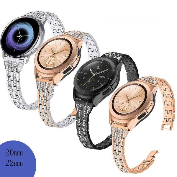 watch bands strap for samsung galaxy watch3 45mm/ 41mm / active 2/ 42mm /46mm five beads with rhinestones stainless steel band, Black;brown 
watch bands strap for samsung galaxy watch3 45mm/ 41mm / active 2/ 42mm /46mm five beads with rhinestones stainless steel band, Black;brown