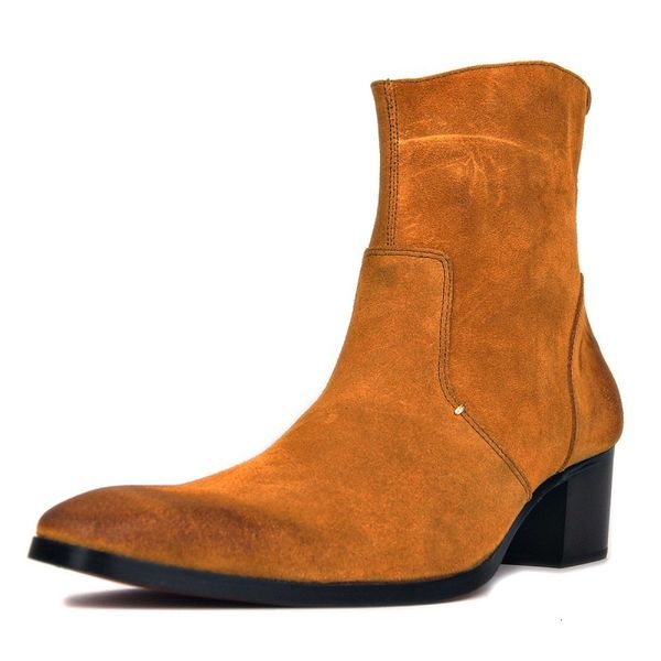 boots plus size 46 high heels genuine leather men fashion brand pointed toe mid-calf cowboy casual work safety booties1 holw, Black
boots plus size 46 high heels genuine leather men fashion brand pointed toe mid-calf cowboy casual work safety booties1 holw, Black