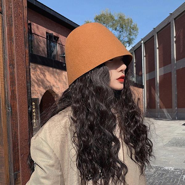 wide brim hats &dolphin fashion women fisherman wool dome bucket hat chic one piece sheep viscose caramel warm girl winter woolen basin cap, Blue;gray
wide brim hats &dolphin fashion women fisherman wool dome bucket hat chic one piece sheep viscose caramel warm girl winter woolen basin cap, Blue;gray