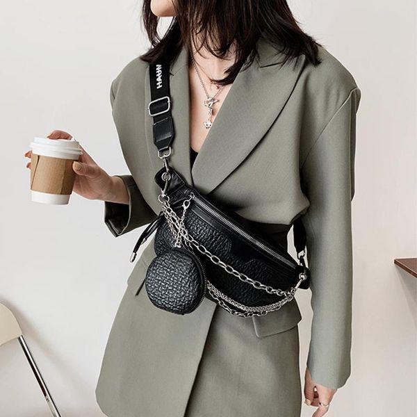 crossbody bag fashion leather chest chain fanny packs women black stone pattern banana bumbag shoulder bags waist
crossbody bag fashion leather chest chain fanny packs women black stone pattern banana bumbag shoulder bags waist