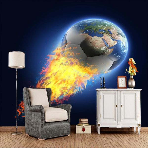 wallpapers custom papel parede infantil, footbal fire ball earth sport mural for living room children background decoration wallpaper
wallpapers custom papel parede infantil, footbal fire ball earth sport mural for living room children background decoration wallpaper