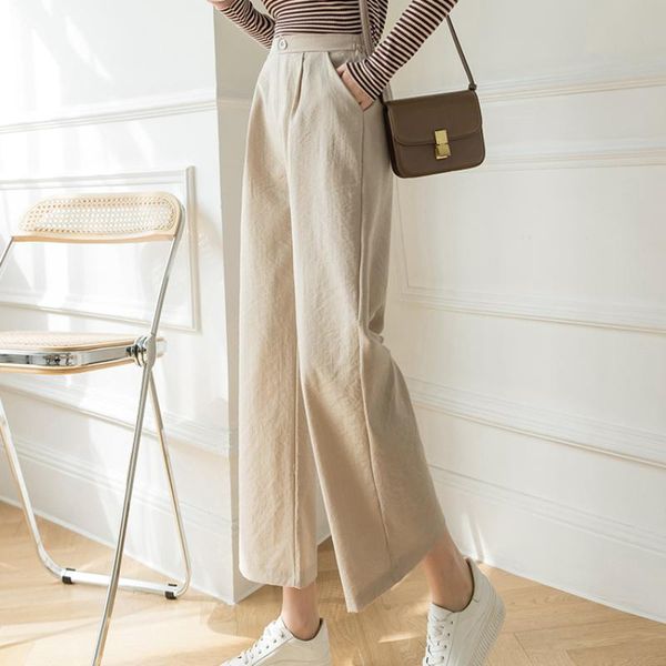 women's pants & capris women summer loose fashion button high waist 2021 casual solid color cotton linen wide-leg pant female spring tr, Black;white
women's pants & capris women summer loose fashion button high waist 2021 casual solid color cotton linen wide-leg pant female spring tr, Black;white