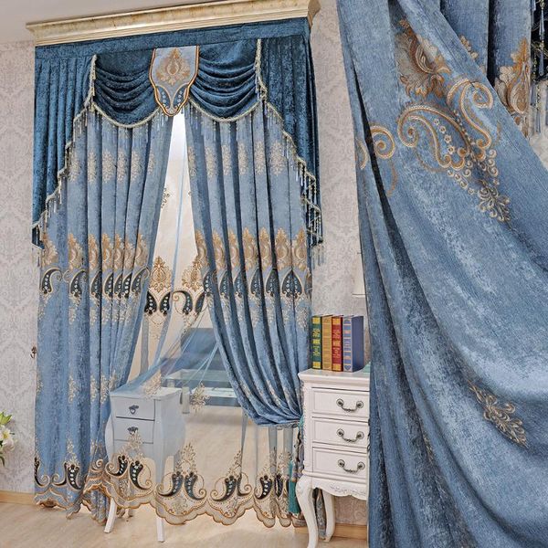 classic blue royal aristocratic curtains living room european luxurious custom voile curtain for bedroom modern blackout & drapes
classic blue royal aristocratic curtains living room european luxurious custom voile curtain for bedroom modern blackout & drapes