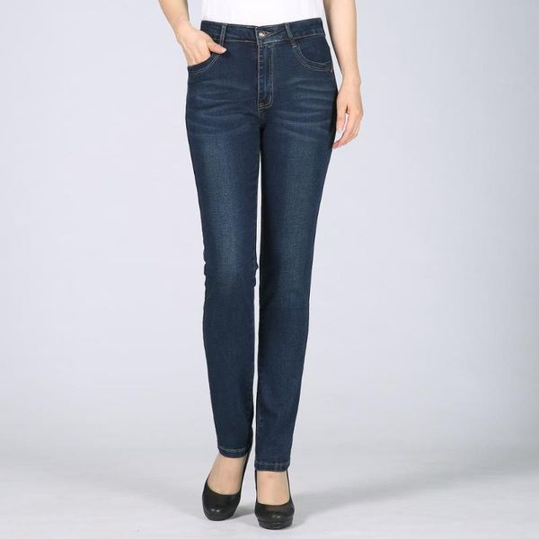 women's jeans spring autumn woman dark blue pant female zipper front slim fit elastic denim fabric trousers women straight pants
women's jeans spring autumn woman dark blue pant female zipper front slim fit elastic denim fabric trousers women straight pants