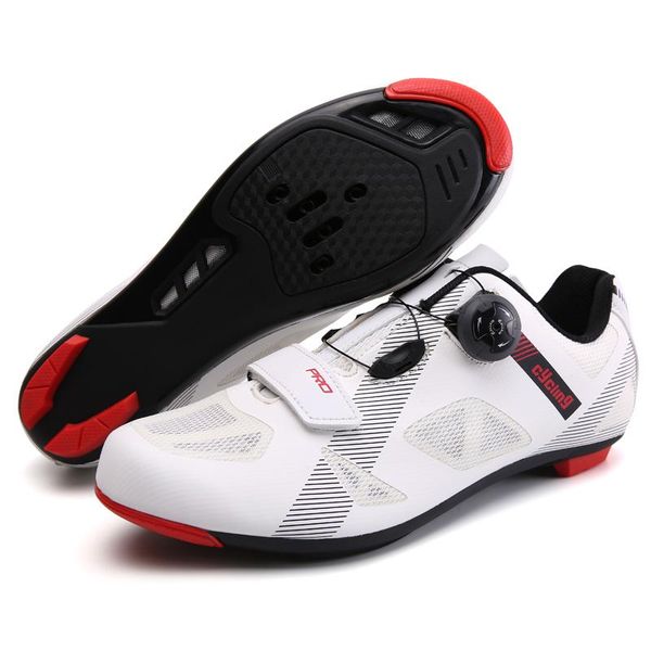 cycling footwear style shoes men's road bike ultralight mountain sports self-locking, Black
cycling footwear style shoes men's road bike ultralight mountain sports self-locking, Black