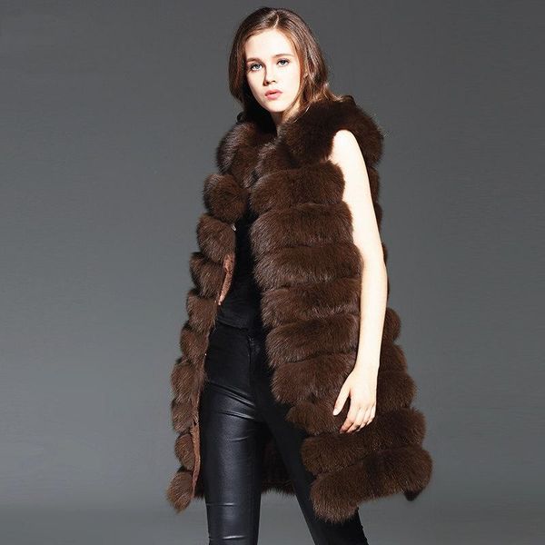 women's fur & faux natural real skin vest female jacket short sleeveless thick winter luxury genuine plus size jackets, Black
women's fur & faux natural real skin vest female jacket short sleeveless thick winter luxury genuine plus size jackets, Black