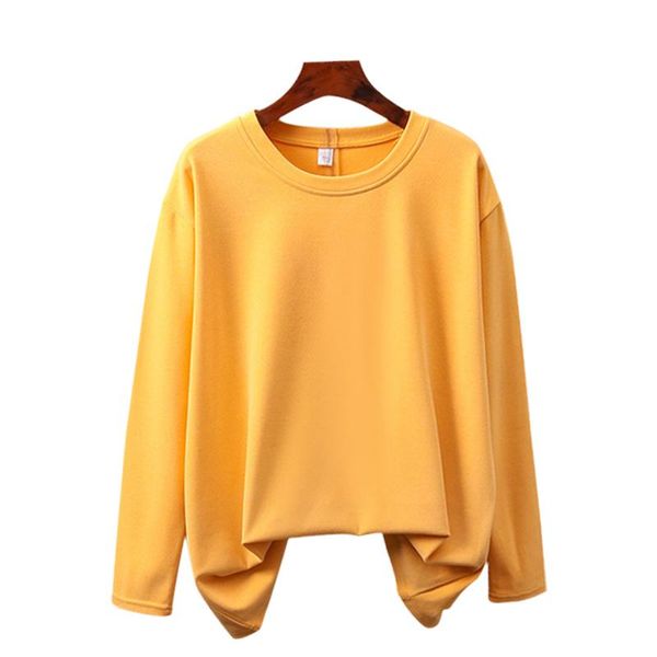 women's t-shirt casual women tees woman 100% cotton long sleeve ea 4xl oversize korea loose full plus size shirt femme kawaii, White
women's t-shirt casual women tees woman 100% cotton long sleeve ea 4xl oversize korea loose full plus size shirt femme kawaii, White