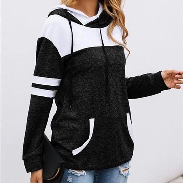 women's hoodies & sweatshirts women fashion womens casual sweatshirt patchwork ladies pocket hooded pullover clothing warm, Black
women's hoodies & sweatshirts women fashion womens casual sweatshirt patchwork ladies pocket hooded pullover clothing warm, Black