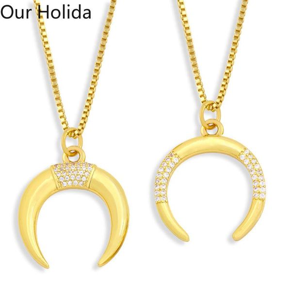 pendant necklaces wholesale luxury jewelry fashion creative crescent inlaid zircon clavicle chain party gift for women, Silver
pendant necklaces wholesale luxury jewelry fashion creative crescent inlaid zircon clavicle chain party gift for women, Silver