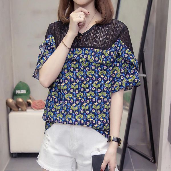 women's blouses & shirts plus size v neck blouse women 2021 summer fashion korean lace patchwork ruffles feminine oversizedloose short, White
women's blouses & shirts plus size v neck blouse women 2021 summer fashion korean lace patchwork ruffles feminine oversizedloose short, White