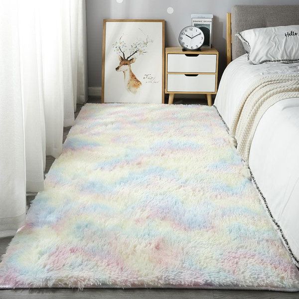 colorful carpets shaggy kids room living bedside rugs rainbow color soft fluffy plush mats rug for bedroom home decor
colorful carpets shaggy kids room living bedside rugs rainbow color soft fluffy plush mats rug for bedroom home decor