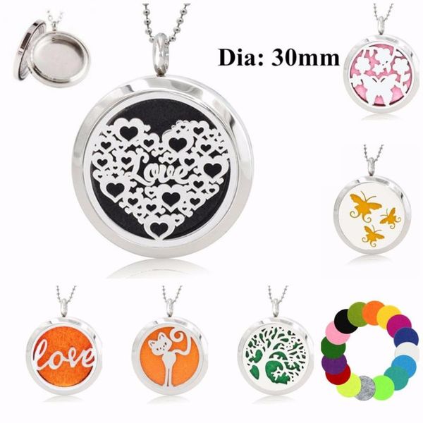 30mm Twist Screw Plain 316L Stainless Steel Love Heart Essential Oil Diffuser Pendant Necklace Chain And 10p Pads Necklaces, Silver
30mm Twist Screw Plain 316L Stainless Steel Love Heart Essential Oil Diffuser Pendant Necklace Chain And 10p Pads Necklaces, Silver