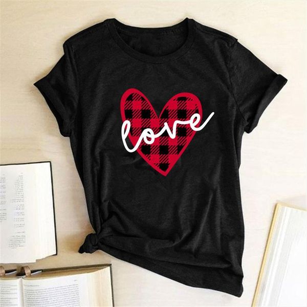 black and red plaid heart men t shirt love print cute valentines day for graphic tee clothes, White;black
black and red plaid heart men t shirt love print cute valentines day for graphic tee clothes, White;black