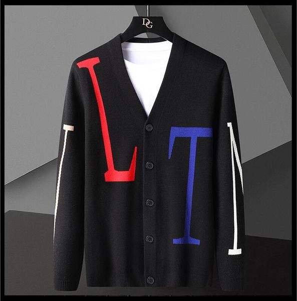new autum winter brand fashion knit thick button up cardigan mens korean casual solid coats jacket men clothes, White;black
new autum winter brand fashion knit thick button up cardigan mens korean casual solid coats jacket men clothes, White;black