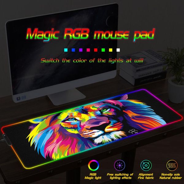 mouse pads & wrist rests fffas lion animal gaming pad led rgb large gamer mousepad usb lighting backlit rainbow computer mat keyboard desk
mouse pads & wrist rests fffas lion animal gaming pad led rgb large gamer mousepad usb lighting backlit rainbow computer mat keyboard desk