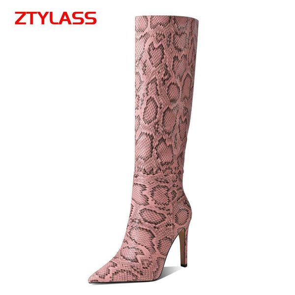boots 2021 snake print women pu leather knee high heel long slip on autumn winter shoes big size 42 43, Black
boots 2021 snake print women pu leather knee high heel long slip on autumn winter shoes big size 42 43, Black