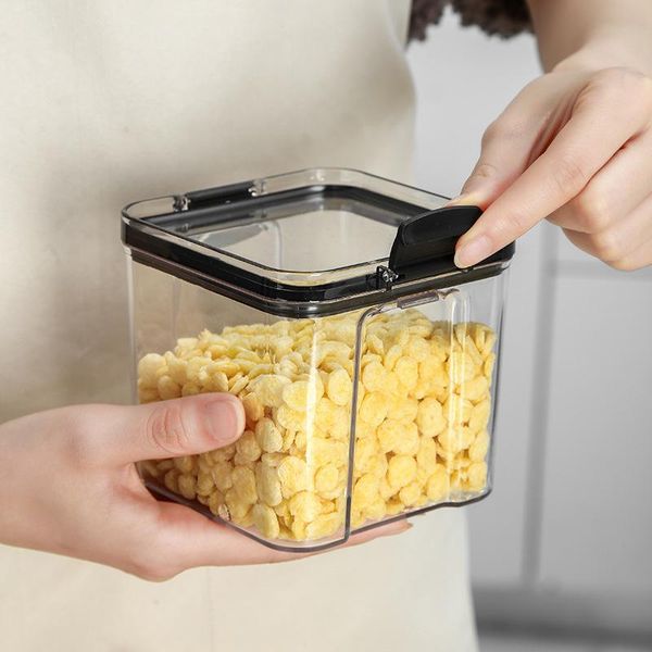 transparent sealed tank square kitchen storage box nut dry goods moisture-proof fall resistant tidy bottles & jars
transparent sealed tank square kitchen storage box nut dry goods moisture-proof fall resistant tidy bottles & jars