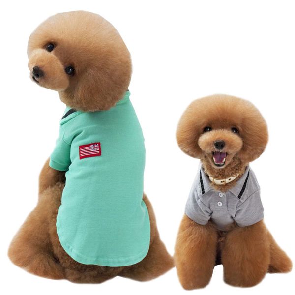 the dog clothes summer pet products lapel knitted two legged fadou teddy polo dog clothing
the dog clothes summer pet products lapel knitted two legged fadou teddy polo dog clothing