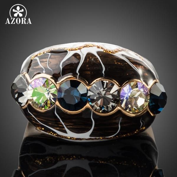 wedding rings azora amazing gold color multicolour austrian crystal oil painting pattern ring tr0093, Slivery;golden
wedding rings azora amazing gold color multicolour austrian crystal oil painting pattern ring tr0093, Slivery;golden