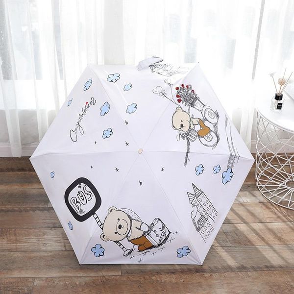 umbrellas brand cute bear compact pocket 5-fold umbrella for women mini portable black coating sunshade female ultra light parasol
umbrellas brand cute bear compact pocket 5-fold umbrella for women mini portable black coating sunshade female ultra light parasol